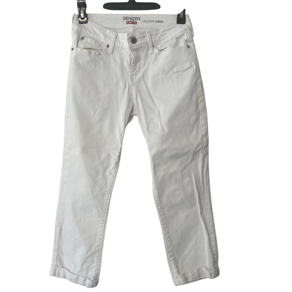 Denizen White Cropped Women’s Jeans